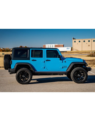 JEEP WRANGLER JK 2007-2018 4D PEDANE LATERALI SOTTOPORTA ELETTRICI (Cod. AP-44071_A4x4)