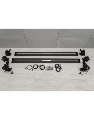 JEEP WRANGLER JK 2007-2018 4D PEDANE LATERALI SOTTOPORTA ELETTRICI (Cod. AP-44071_A4x4)