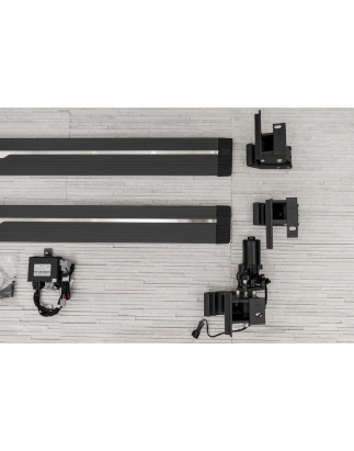 JEEP WRANGLER JK 2007-2018 4D PEDANE LATERALI SOTTOPORTA ELETTRICI (Cod. AP-44071_A4x4)
