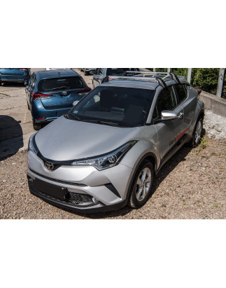 TOYOTA C-HR AX10 2016+ BARRE TRASVERSALI ARGENTO OEM PW30110001 (Cod. AP-44081_A4x4)