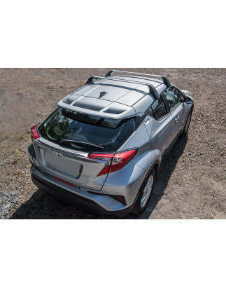 TOYOTA C-HR AX10 2016+ BARRE TRASVERSALI ARGENTO OEM PW30110001 (Cod. AP-44081_A4x4)