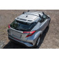 TOYOTA C-HR AX10 2016+ BARRE TRASVERSALI ARGENTO OEM PW30110001 (Cod. AP-44081_A4x4)