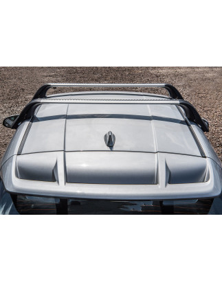 TOYOTA C-HR AX10 2016+ BARRE TRASVERSALI ARGENTO OEM PW30110001 (Cod. AP-44081_A4x4)