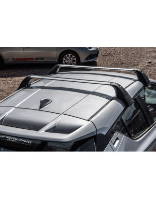 TOYOTA C-HR AX10 2016+ BARRE TRASVERSALI ARGENTO OEM PW30110001 (Cod. AP-44081_A4x4)
