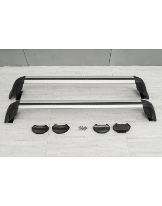 TOYOTA C-HR AX10 2016+ BARRE TRASVERSALI ARGENTO OEM PW30110001 (Cod. AP-44081_A4x4)