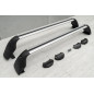 TOYOTA C-HR AX10 2016+ BARRE TRASVERSALI ARGENTO OEM PW30110001 (Cod. AP-44081_A4x4)
