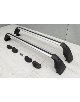 TOYOTA C-HR AX10 2016+ BARRE TRASVERSALI ARGENTO OEM PW30110001 (Cod. AP-44081_A4x4)