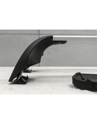 TOYOTA C-HR AX10 2016+ BARRE TRASVERSALI ARGENTO OEM PW30110001 (Cod. AP-44081_A4x4)