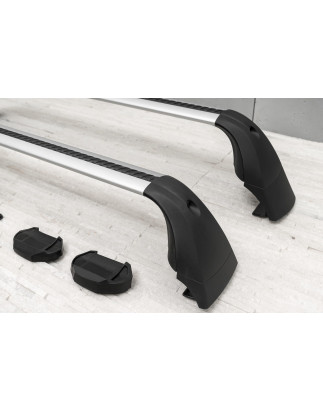 TOYOTA C-HR AX10 2016+ BARRE TRASVERSALI ARGENTO OEM PW30110001 (Cod. AP-44081_A4x4)