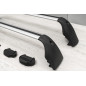 TOYOTA C-HR AX10 2016+ BARRE TRASVERSALI ARGENTO OEM PW30110001 (Cod. AP-44081_A4x4)