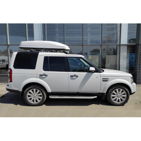 LAND ROVER DISCOVERY 3 L319 2004-2009 BARRE TRASVERSALI PER RAIL TETTO ARGENTO STILE OEM VPLAR0001 (