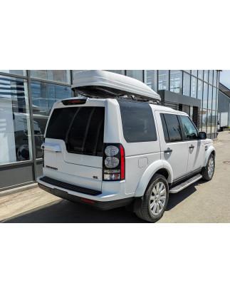 LAND ROVER DISCOVERY 3 L319 2004-2009 BARRE TRASVERSALI PER RAIL TETTO ARGENTO STILE OEM VPLAR0001 (