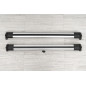 LAND ROVER DISCOVERY 3 L319 2004-2009 BARRE TRASVERSALI PER RAIL TETTO ARGENTO STILE OEM VPLAR0001 (