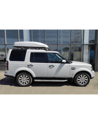 LAND ROVER DISCOVERY 3 L319 2004-2009 BARRE TRASVERSALI PER RAIL TETTO ARGENTO STILE OEM VPLAR0001 (