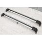 LAND ROVER DISCOVERY 3 L319 2004-2009 BARRE TRASVERSALI PER RAIL TETTO ARGENTO STILE OEM VPLAR0001 (