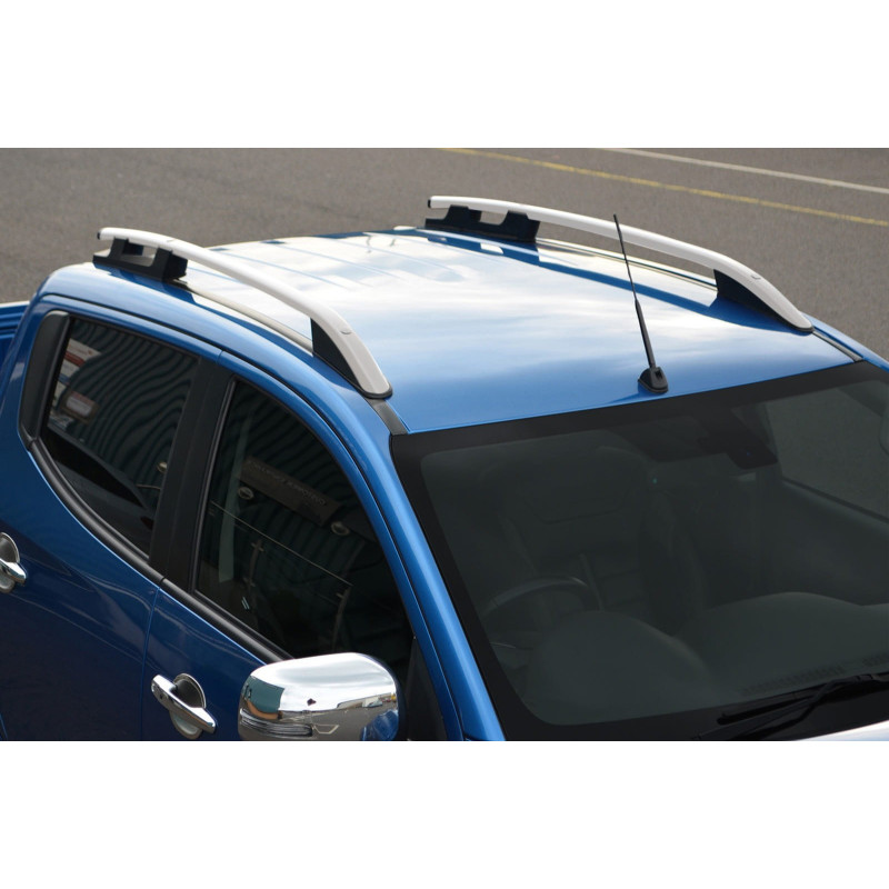 MITSUBISHI L200 V TRITON 2015+ BARRE LONGITUDINALI TETTO ARGENTO (Cod. AP-44089_A4x4)