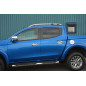 MITSUBISHI L200 V TRITON 2015+ BARRE LONGITUDINALI TETTO ARGENTO (Cod. AP-44089_A4x4)