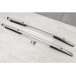 MITSUBISHI L200 V TRITON 2015+ BARRE LONGITUDINALI TETTO ARGENTO (Cod. AP-44089_A4x4)