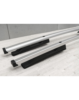 MITSUBISHI L200 V TRITON 2015+ BARRE LONGITUDINALI TETTO ARGENTO (Cod. AP-44089_A4x4)
