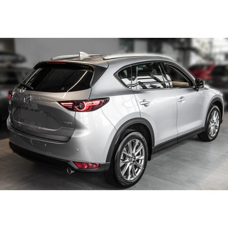 MAZDA CX-5 II KF 2017-2025 BARRE LONGITUDINALI TETTO ARGENTO OEM 00008LR09 (Cod. AP-44092_A4x4)