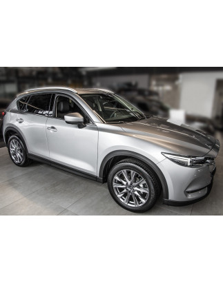 MAZDA CX-5 II KF 2017-2025 BARRE LONGITUDINALI TETTO ARGENTO OEM 00008LR09 (Cod. AP-44092_A4x4)