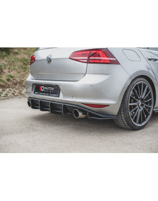 DIFFUSORE POSTERIORE street pro V.1 VW Golf 7 GTI (Cod. M-VWGO7GTICNC-RS1B)