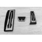 BMW SERIA 1 F20 2011-2019 RIVESTIMENTI PER PEDALI APPLICATI CAMBIO AUTOMATICO (Cod. AP-45104_A4x4)