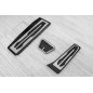 BMW SERIA 1 F20 2011-2019 RIVESTIMENTI PER PEDALI APPLICATI CAMBIO AUTOMATICO (Cod. AP-45104_A4x4)