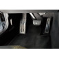 BMW SERIA 1 F20 2011-2019 RIVESTIMENTI PER PEDALI APPLICATI CAMBIO AUTOMATICO (Cod. AP-45104_A4x4)