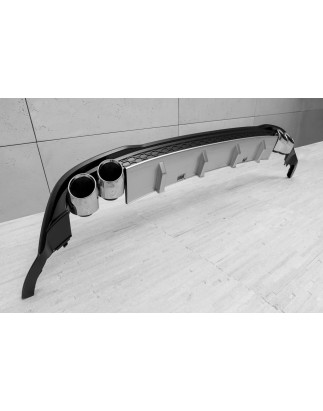 VW GOLF 7 VII 2016-2020 DIFFUSORE SPOILER PARAURTI POSTERIORE (Cod. AP-45113_A4x4)