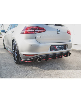 DIFFUSORE POSTERIORE street pro V.1 VW Golf 7 GTI (Cod. M-VWGO7GTICNC-RS1B)