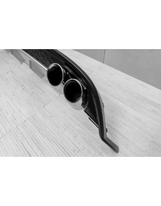 VW GOLF 7 VII 2016-2020 DIFFUSORE SPOILER PARAURTI POSTERIORE (Cod. AP-45113_A4x4)