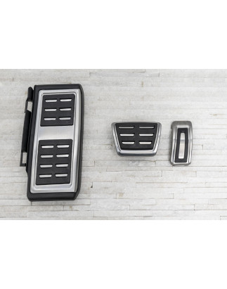 AUDI COPRIPEDALI CAMBIO AUTOMATICO PER PEDALI APPLICATI (Cod. AP-45125_A4x4)