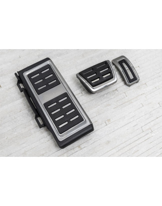 AUDI COPRIPEDALI CAMBIO AUTOMATICO PER PEDALI APPLICATI (Cod. AP-45125_A4x4)