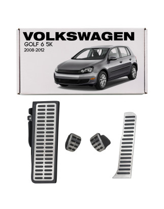 VOLKSWAGEN GOLF 6 VI 5K 2008-2012 CAMBIO MANUALE RIVESTIMENTI PER PEDALI APPLICATI 1K1864551 (Cod. A