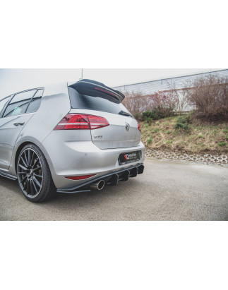 DIFFUSORE POSTERIORE street pro V.2 VW Golf 7 GTI (Cod. M-VWGO7GTICNC-RS2B)