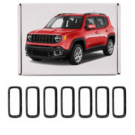 JEEP RENEGADE E BU 2015-2018 PRE-RESTYLING INSERTI MASCHERINA NERI 5XB16TZZAA (Cod. AP-45212_A4x4)