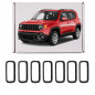 JEEP RENEGADE E BU 2015-2018 PRE-RESTYLING INSERTI MASCHERINA NERI 5XB16TZZAA (Cod. AP-45212_A4x4)