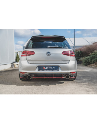 DIFFUSORE POSTERIORE street pro V.2 VW Golf 7 GTI (Cod. M-VWGO7GTICNC-RS2B)