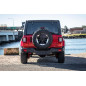 WRANGLER JL 2018+ SUPPORTO TARGA PER RUOTA DI SCORTA CON AGGIUNTIVO LUCE STOP (Cod. AP-45215_A4x4)