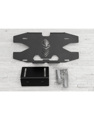WRANGLER JL 2018+ SUPPORTO TARGA PER RUOTA DI SCORTA CON AGGIUNTIVO LUCE STOP (Cod. AP-45215_A4x4)