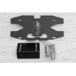 WRANGLER JL 2018+ SUPPORTO TARGA PER RUOTA DI SCORTA CON AGGIUNTIVO LUCE STOP (Cod. AP-45215_A4x4)