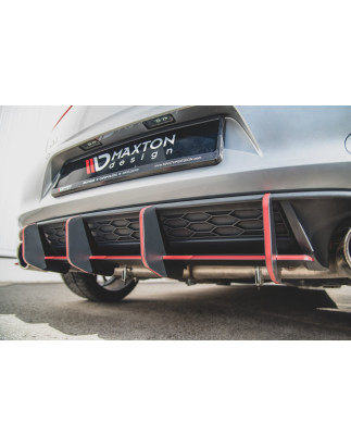 DIFFUSORE POSTERIORE street pro V.2 VW Golf 7 GTI (Cod. M-VWGO7GTICNC-RS2B)