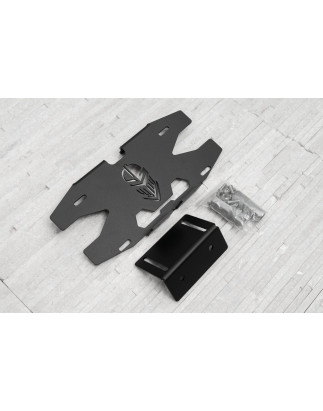 WRANGLER JL 2018+ SUPPORTO TARGA PER RUOTA DI SCORTA CON AGGIUNTIVO LUCE STOP (Cod. AP-45215_A4x4)