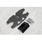 WRANGLER JL 2018+ SUPPORTO TARGA PER RUOTA DI SCORTA CON AGGIUNTIVO LUCE STOP (Cod. AP-45215_A4x4)