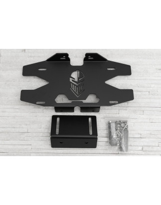 WRANGLER JL 2018+ SUPPORTO TARGA PER RUOTA DI SCORTA CON AGGIUNTIVO LUCE STOP (Cod. AP-45215_A4x4)