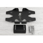 WRANGLER JL 2018+ SUPPORTO TARGA PER RUOTA DI SCORTA CON AGGIUNTIVO LUCE STOP (Cod. AP-45215_A4x4)