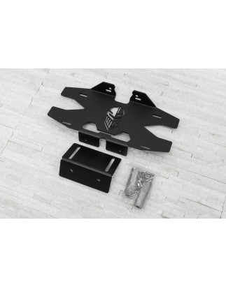WRANGLER JL 2018+ SUPPORTO TARGA PER RUOTA DI SCORTA CON AGGIUNTIVO LUCE STOP (Cod. AP-45215_A4x4)