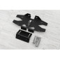 WRANGLER JL 2018+ SUPPORTO TARGA PER RUOTA DI SCORTA CON AGGIUNTIVO LUCE STOP (Cod. AP-45215_A4x4)