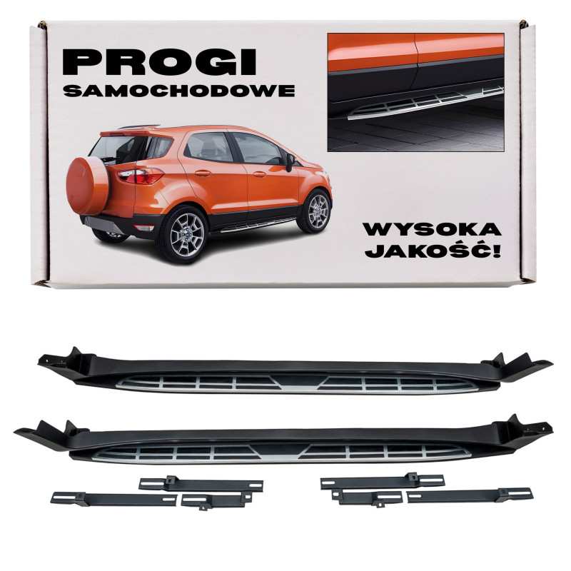 FORD ECOSPORT MK2 II 2012-2022 PEDANE LATERALI SOTTOPORTA (Cod. AP-45218_A4x4)